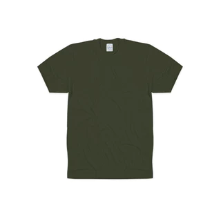 เสื้อยืดตราห่านคู่ คอกลม สีเขียวขี้ม้า ขนาด 34-52 นิ้ว ( เขียวทหาร / เขียว ร.ด) สินค้าพร้อมส่ง