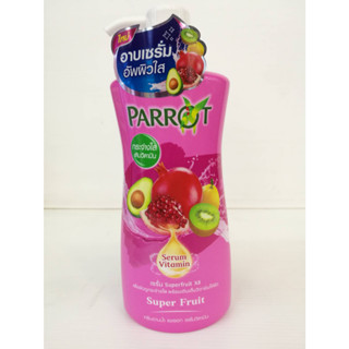 (450 มล.) PARROT SERUM VITAMIN SUPER FRUIT ครีมอาบน้ำ แพรอท เซรั่มวิตามิน ซุปเปอร์ ฟรุ๊ต