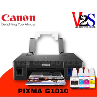 Canon Printer PIXMA รุ่น G1010 เครื่องปริ้นเตอร์อิงค์เจ็ทแท้ง ขายหมึกเติมแท้ 1 ชุด