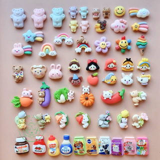 (เซ็ท11/13) ตัวการ์ตูน สำหรับ DIY ทำเป็นจี้ สายแมสคล้องคอ ตกแต่ง เคสมือถือ Jibbitz เรซิ่น 3d