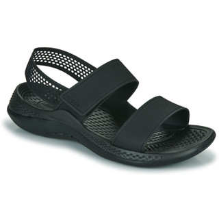 CROCS Literide 360 SND Black/black รองเท้ารัดส้น ผู้หญิง ครอคส์ แท้ ใส่สบาย ดูแลง่าย