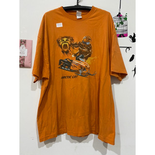 เสื้อยืดมือสอง ของแท้ 100% สีส้มสดๆ