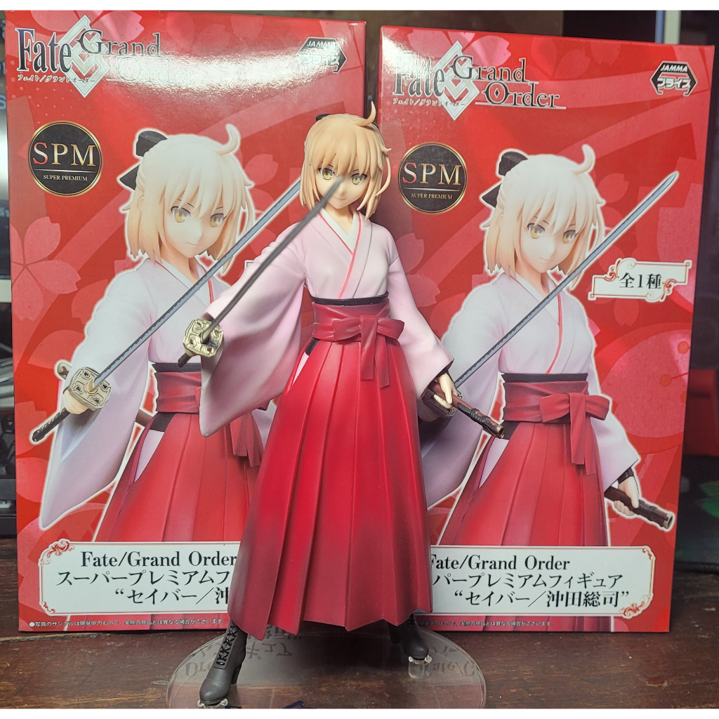 Fate/Grand Order - Okita Souji - SPM Figure - Saber (SEGA) ของแท้ Lot Jp มี2 ตัว มือ1 และ มือ 2