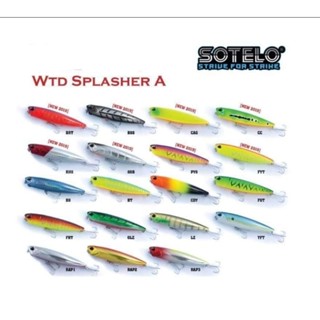 เหยื่อเพนซิลผิวน้ำ Top water pencil Sotelo  WTD SPLASHER 110 /85 Fเป็นเหยื่อเพนซิลผิวน้ำ ใช้ได้ทั้งน้ำจืดน้ำเค็ม