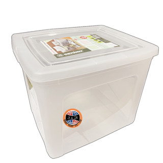 กล่องพลาสติก กล่องเก็บของ กล่องใส่ของ กล่องอเนกประสงค์มีฝาปิดขนาด 30L รุ่น CK-300(ฝาคละสี)