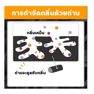 SHALDAN ดาชูทัน สำหรับตู้ครัว เจลถ่านขจัดกลิ่น 55 กรัม x3