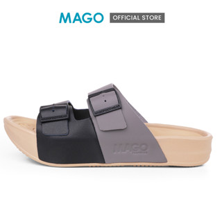 MAGO FOOTWEAR " DeBEAN II " ( เทา ) รองเท้าสุขภาพชาย