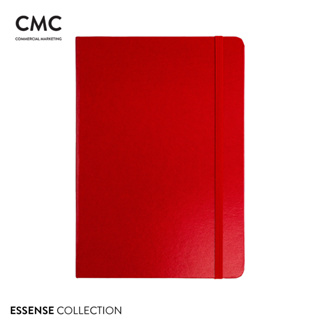 CMC สมุดบันทึก แพลนเนอร์ รุ่น ESSENSE ขนาด A5 ปกหนัง PU สีแดง Notebook Planner ESSENSE Collection Size A5 Crimson Red