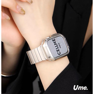 starlight เหลี่ยม สาย iwatch สายนาฬิกา สาย  ปรับได้ 41/40/44/45mm watch /7/8/6/5/4/3/2/1/S/E สาย นาฬิกา