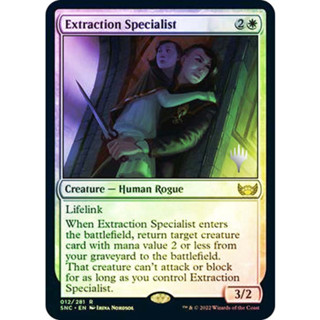 [MTG] Extraction Specialist [SNC] [WHITE] [RARE] [FOIL] [ENG] (การ์ดเมจิค / Magic the Gathering)