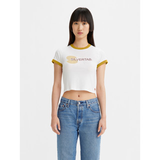 Levis® Womens Graphic Ringer Mini T-Shirt