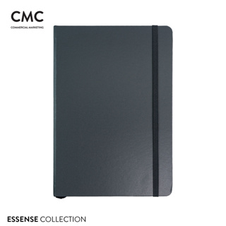 CMC สมุดบันทึก แพลนเนอร์ รุ่น ESSENSE ขนาด A5 ปกหนัง PU สีเทา Notebook Planner ESSENSE Collection Size A5 Shadow Grey