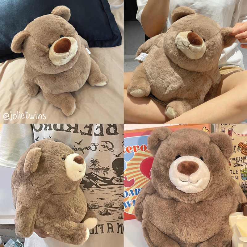 พร้อมส่ง🧸🌈 ตุ๊กตา ตุ๊กตาหมี หมีอ้วนลงพุง Teddy Bear หมีน้ำตาล พร็อบแต่งห้อง ของขวัญวันเกิด ของขวัญวันครบรอบ 23011
