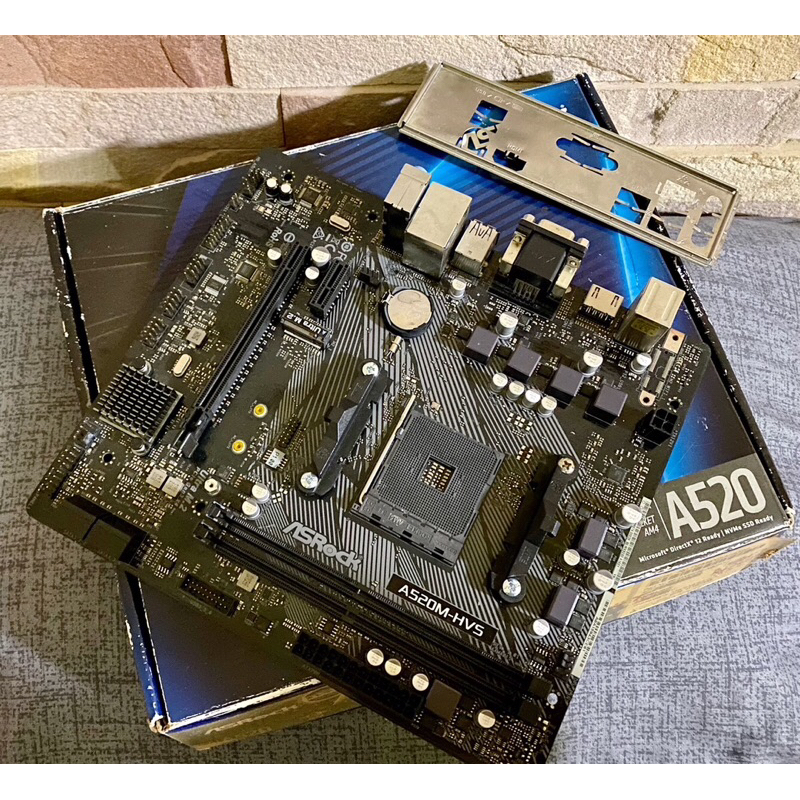 MAINBOARD AM4 ASROCK A520M HDV