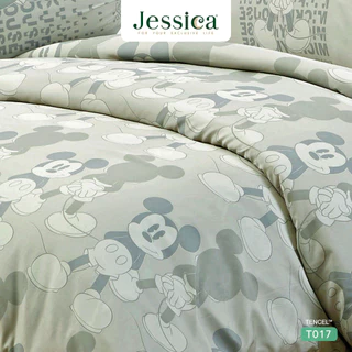 Jessica Mickey mouse มิกกี้เมาส์ Tencel T017 ชุดเครื่องนอน ผ้าปูที่นอน ผ้าห่มนวม เจสสิก้า เทนเซล ลิขสิทธิ์แท้ ดิสนีย์