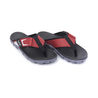 SCHOLL MANDO Comfort Sandals Red รองเท้าแตะ สกอล์ แท้ เพื่อสุขภาพ