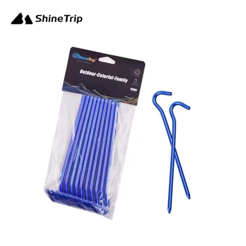 Shine Trip​ สมอ​บก​อลูมิเนียม​อัลลอย​ สำหรับ​กาง​เต็นท์​ ยาว18cm. หนา 6mm. thumbnail 3
