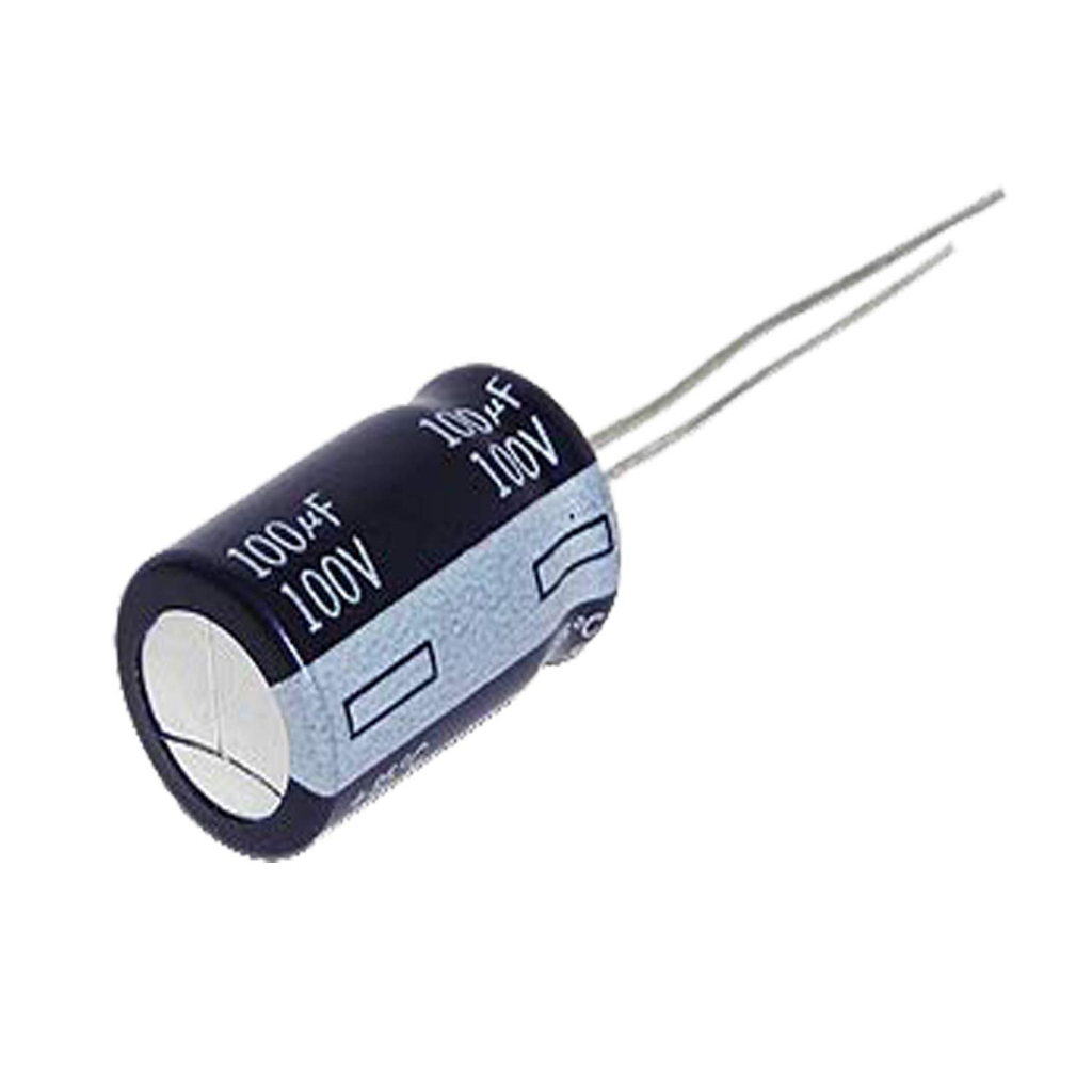 100V ด Aluminum Capacitor 1UF 2.2UF 3.3UF 4.7UF 10UF 22UF 33UF 47UF 100UF 220UF 470UF 1000UF
