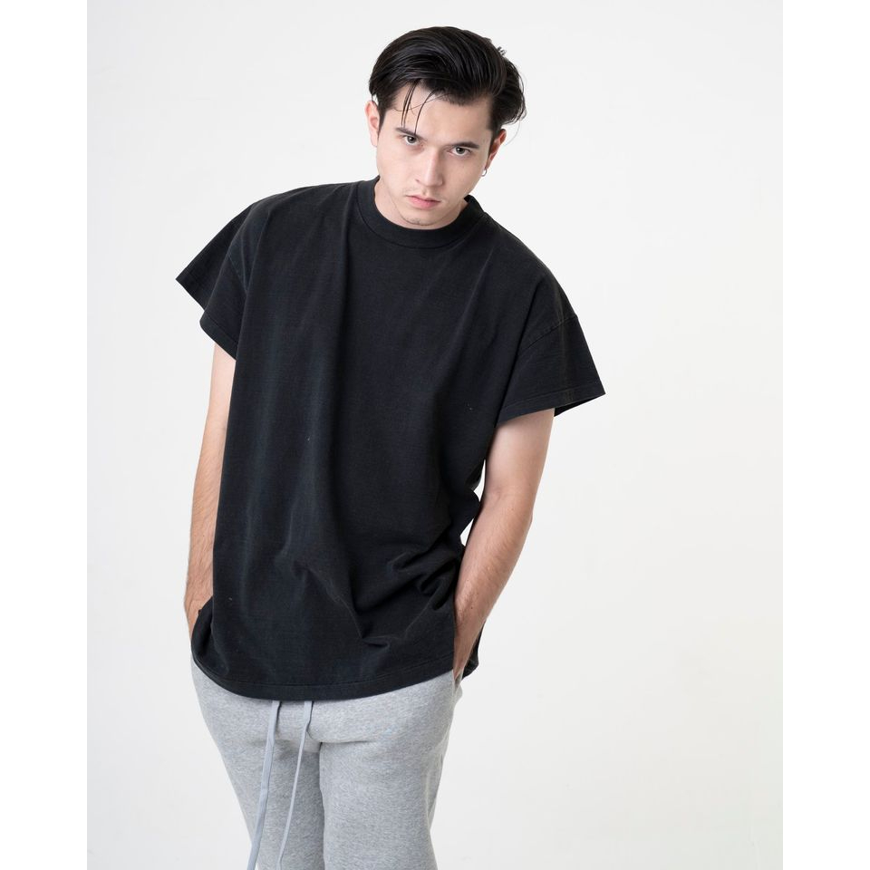 HIPTRACK - แขนตัด ฟอกสี Special Cotton - Extra Short Sleeves - คอฟิต เสื้อยืด unisex รูปที่ 3