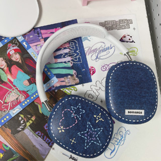 [SOOANG STUDIO] Denim Case /Korean CUTE Hard case for AirPods Max/Earphone Sleeves·Headphone Cover·Headphones Protective Cover