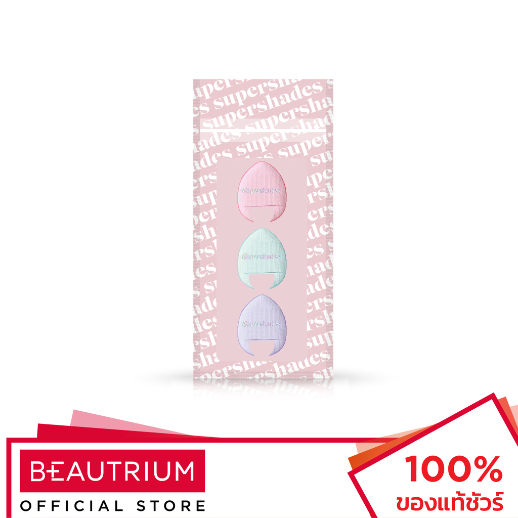 SUPERSHADES Mini Cushion Puff พัฟคุชชั่น 3pcs