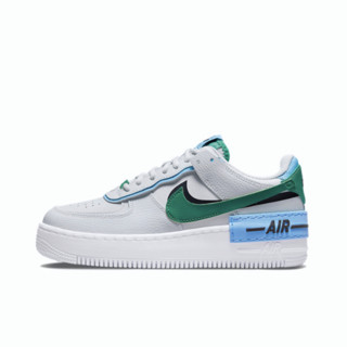 【พร้อมส่ง ของแท้ 100%】Nike Air Force 1 Shaow “Malachite” ผ้าใบ รองเท้าวิ่ง