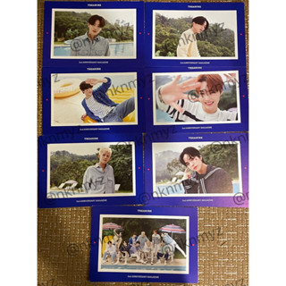 หาร message postcard การ์ด treasure 2nd anniversary magazine