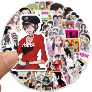 💥พร้อมส่ง💥JAPAN ANIME Manga series NANA sticker สติกเกอร์ กันน้ำรูปแบบที่แตกต่างกัน 50ชิ้น