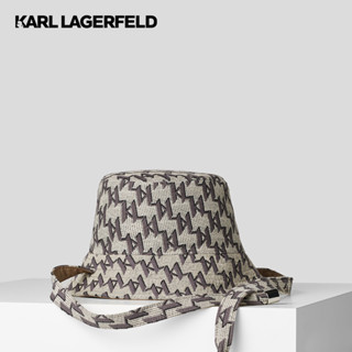 KARL LAGERFELD - K/MONOGRAM REVERSIBLE BUCKET HAT 230W3414 หมวก