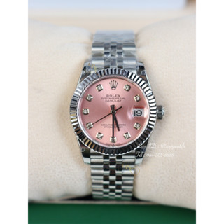 Rolex Datejust 31 mm. Steel pink automatic swiss movement