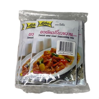 โลโบ LOBO ผงผัดเปรี้ยวหวาน Sweet and Sour Seasoning Mix 30g 1แพคใหญ่/บรรจุจำนวน 12 ซอง ราคาพิเศษ สินค้าพร้อมส่ง