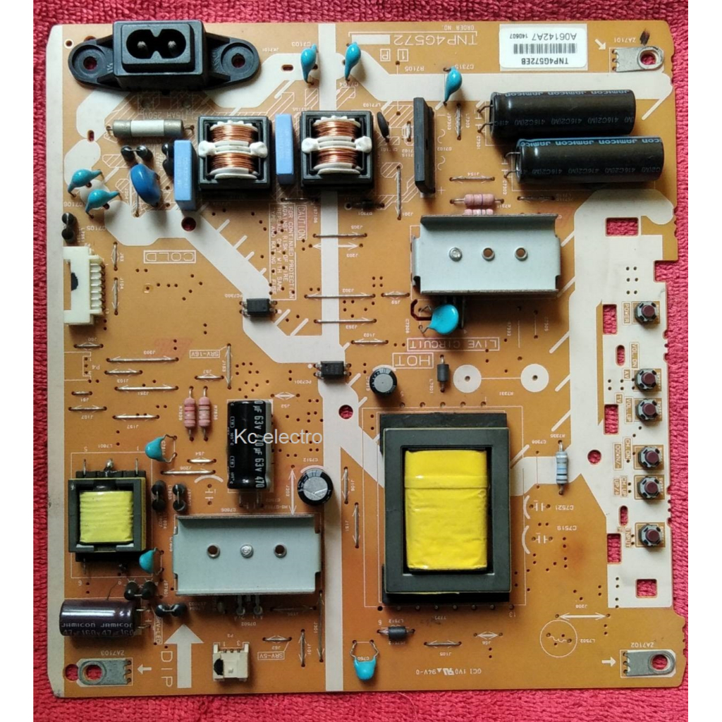 TNP4G572Panasonicใช้ได้ในรุ่นTH-32A410T/TH-32AS610T/TH-32DS500T/TH-32D400T/TH-32D410T/TH-32C400T