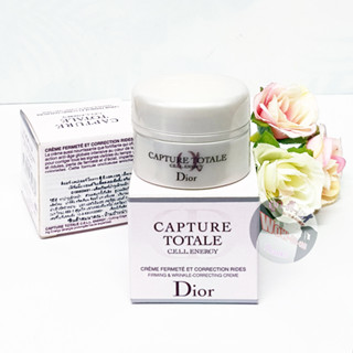 ครีมผิวกระจ่างใส 😘 Dior Capture Totale Cell Energy Firming &amp; Wrinkle-Correcting Creme ขนาด 5 ml.ป้ายไทย ของแท้ 100%