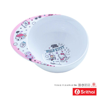 Srithai Melamine ชามเด็ก เมลามีน ลาย Kitty dream B 6044-3.5 ขนาด 3.5 นิ้ว