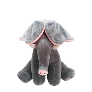 baby ตุ๊กตาช้างจ๊ะเอ๋ เพลงไทย เพลงอังกฤษ พูดตามได้ มีให้เลือก 2ระบบ ระบบใส่ถ่านกับระบบชาร์จ เปิดตาปิดตา ทุกเพศทุกวัย
