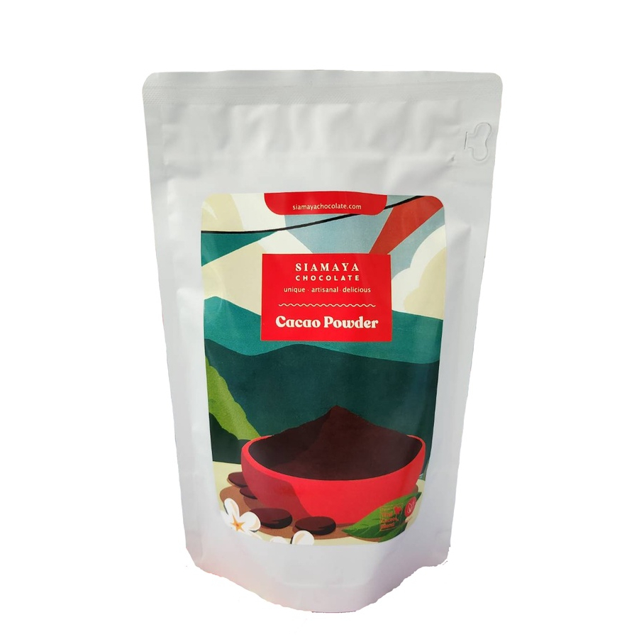 Siamaya Chocolate ผงคาเคาเเท้ 100% Cacao powder สยามมายา ช็อกโกแลต (250g)