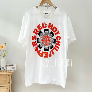 เสื้อยืดคอนตอนขาวredhot