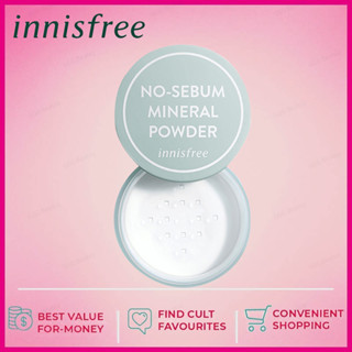 ส่งไว🚀Innisfree No Sebum Mineral Powder 5g แป้งฝุ่นคุมมัน แป้งฝุ่น คุมมัน ผิวเนียน บางเบา