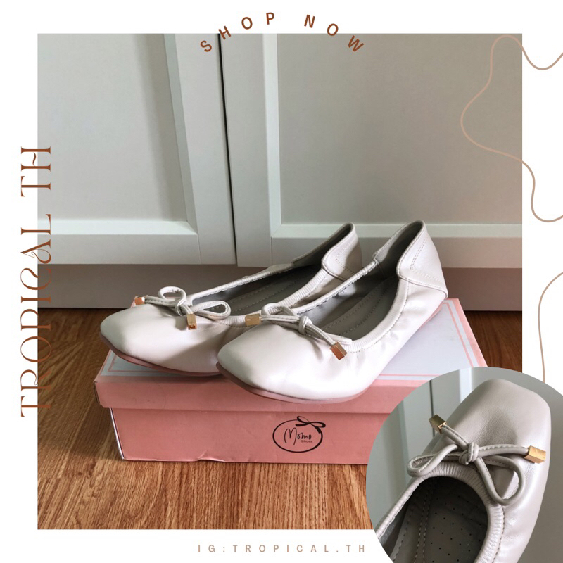 รองเท้าส้นแบนเพื่อสุขภาพ ใส่นุ่ม ใส่สบายมาก จากร้าน momo shoes