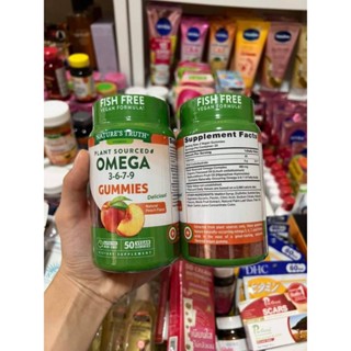 วิตามิน Natures truth Omega -3-6-7-9 (Natural Peach) 50 Vegan Gummies