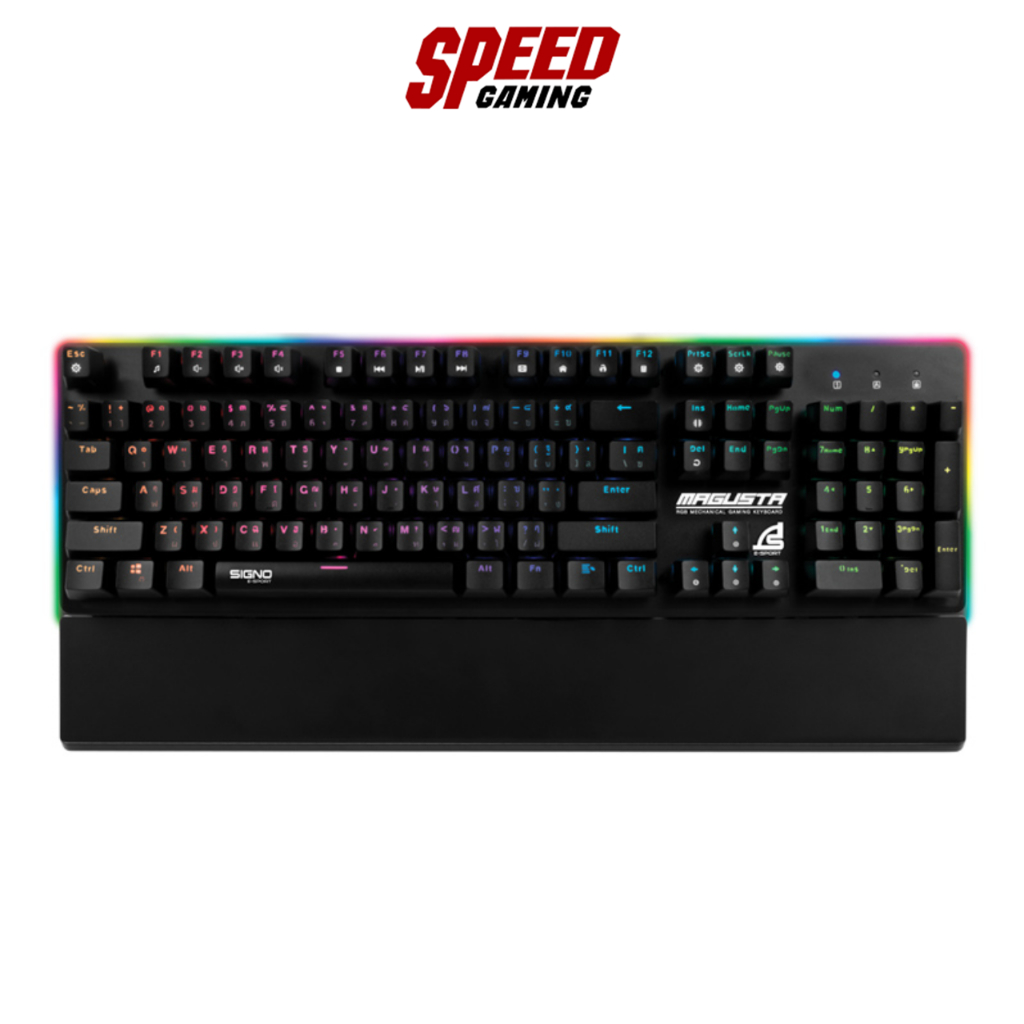 SIGNO KEYBOARD KB-781 MAGUSTA MECHANICAL RED SW RGB By Speed Gaming
