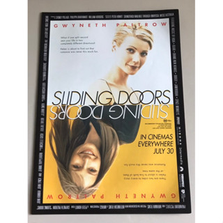 Handbill (แฮนด์บิลล์) หนัง “Sliding Doors”  จากประเทศออสเตรเลีย ราคา 199 บาท