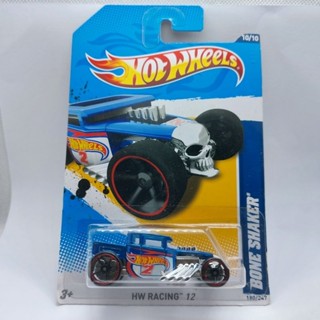 รถเหล็ก Hotwheels BONE SHAKER HW RACING 12 (ib26)