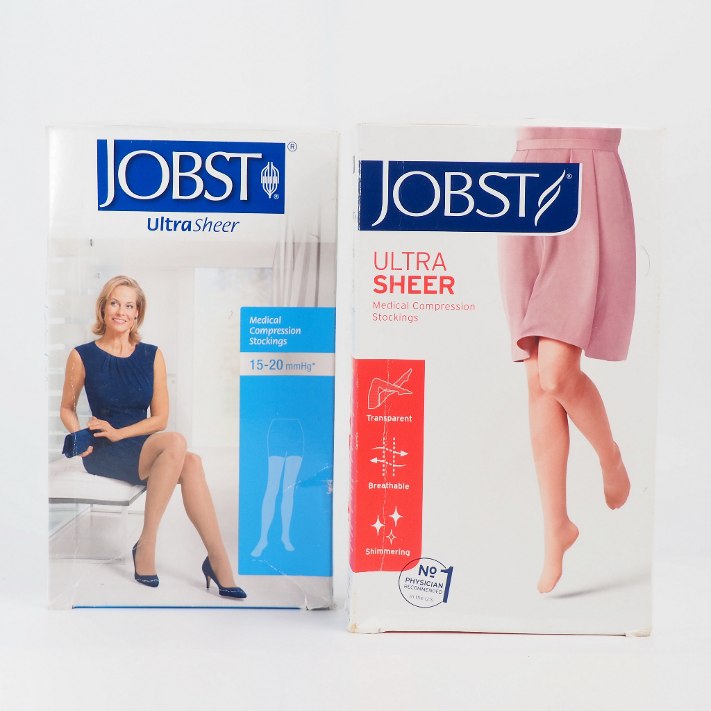 ถุงน่องลดเส้นเลือดขอดระดับต้นขา Jobst ultrasheer medical compression stockings 15-20 mmhg Size M