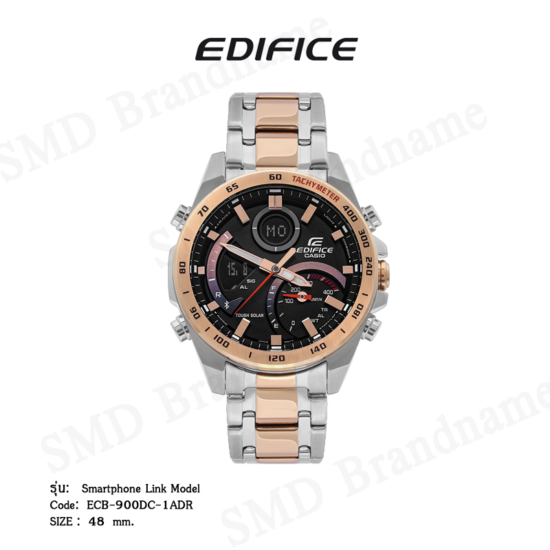 CASIO EDIFICE นาฬิกาข้อมือ รุ่น Smartphone Link Model Code: ECB-900DC-1ADR