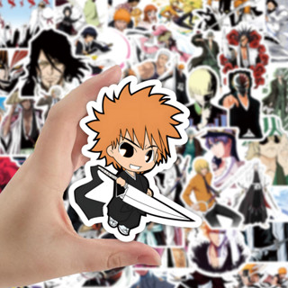 💥พร้อมส่ง💥 Bleach เทพมรณะ JAPAN AIME sticker สติกเกอร์กันน้ำรูปแบบที่แตกต่างกัน 50ชิ้น pattern B