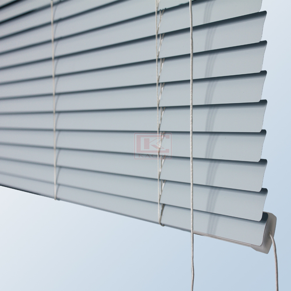 ตกแต่งบ้าน KACEE มู่ลี่ มู่ลี่อะลูมิเนียม มู่ลี่อลูมิเนียม ม่านอลูมิเนียม ม่านหน้าต่าง รุ่นแกนปรับ ใบขนาด 16 มม. สีเงิน KC16/267 Extra Silver หนา 0.18 มม. ส่งด่วน สั่งเลย