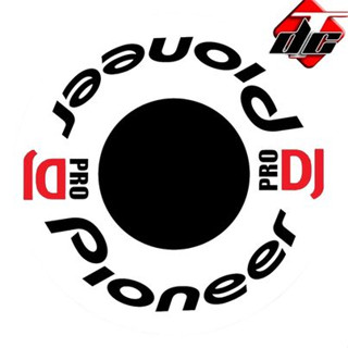 สีโปร่งใสลาย pioneer dj Size " S " สติกเกอร์ในSkin jog wheel protective film Pioneer dj dj XDJ-RR DDJ-SB DDJ-SB2