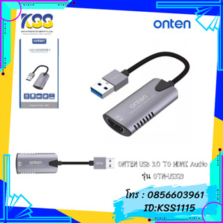 ONTEN รุ่น OTN- US323 USB 3.0 Audio Video Capture Onten USB3.0 4K