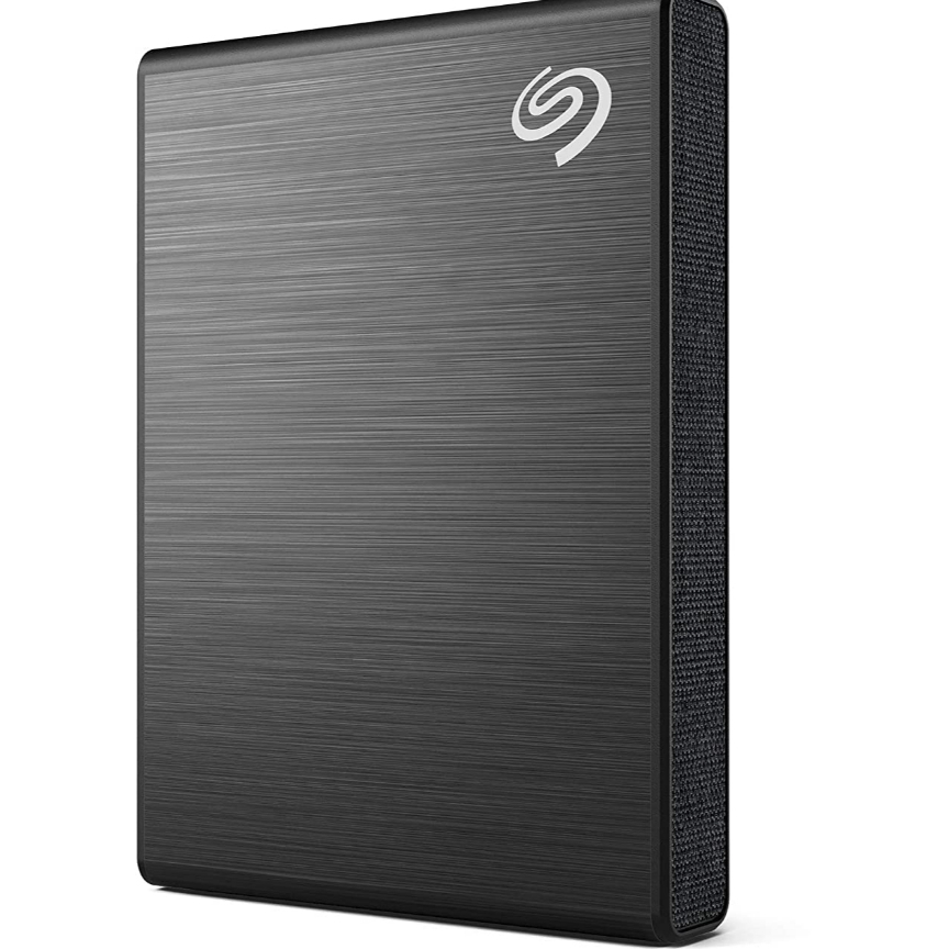 Seagate One Touch SSD 1TB External SSD Portable – Black, Speeds up to 1030MB/s, 4mo Adobe Creative Cloud Phot